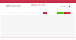 Desktop Screenshot of floreriatrento.com